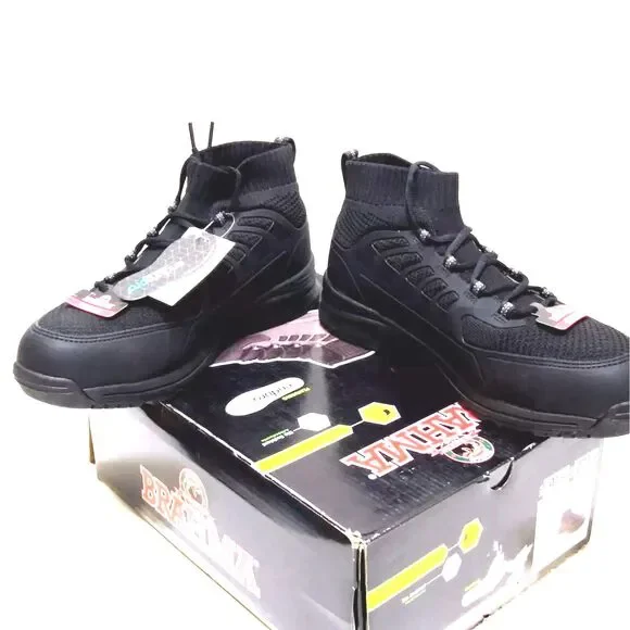 Steel Toe Boots . Size: 9 . Slip Resistant . Breathable Knit . Comfort Insole - Picture 2 of 7
